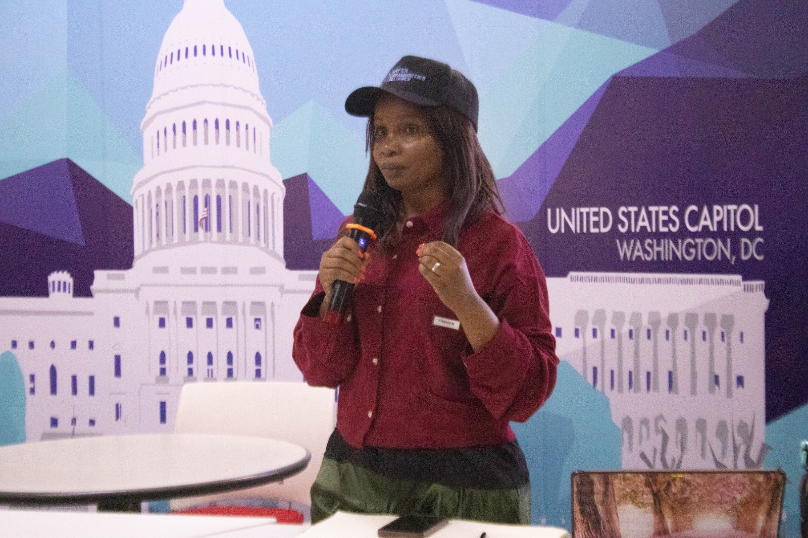 AI for Peace conference hero background